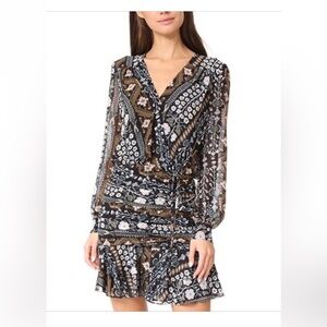 Veronica Beard Edison Silk Floral Dress Size 6